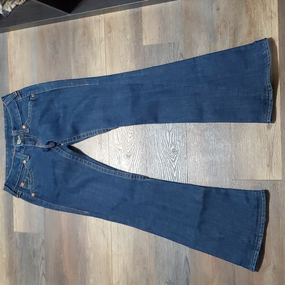 True religion Joey jeans pocket flap flare jeans